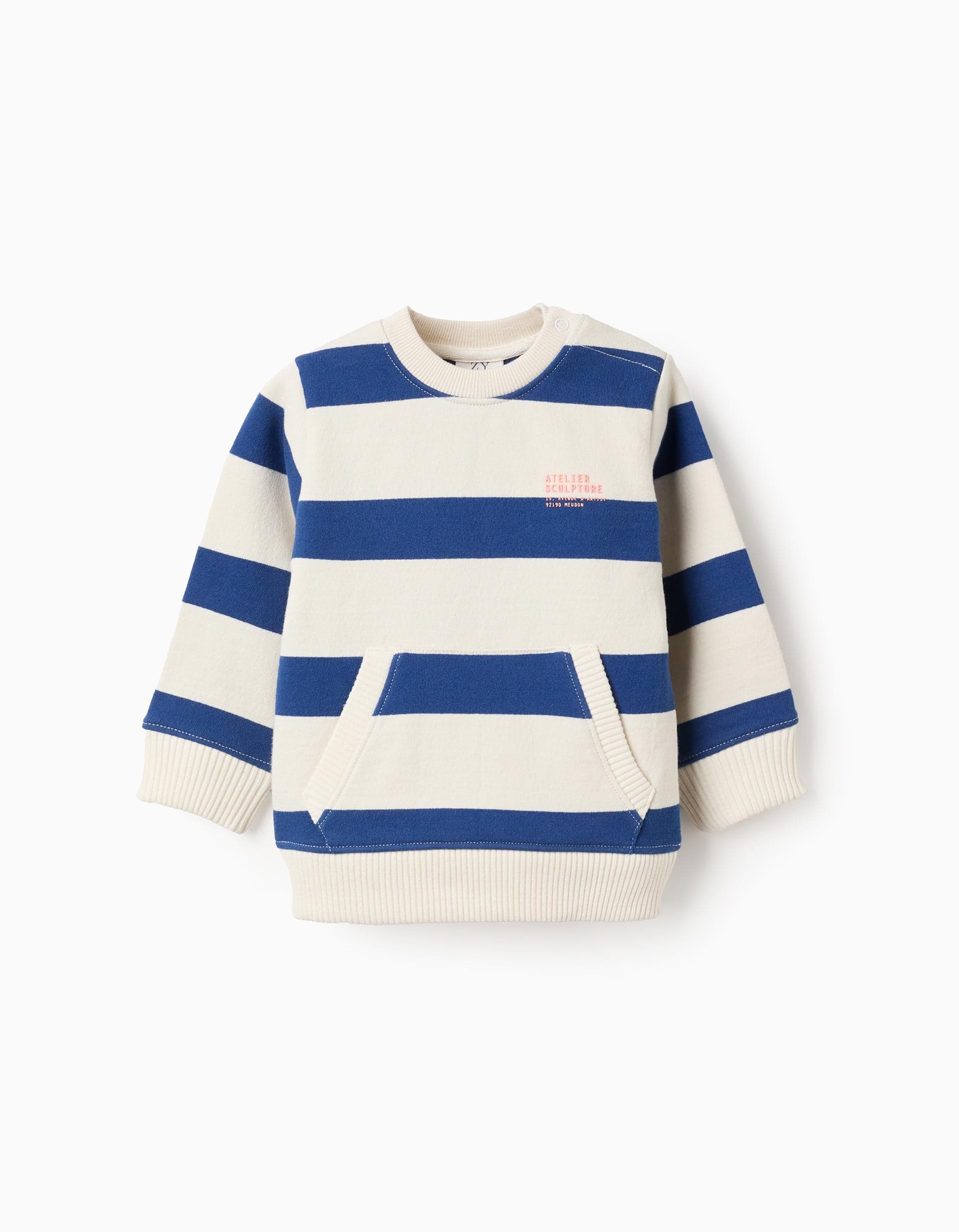 31077154006011 - SWEAT FLEECE COTTON, DARK BLUE, 18/24M