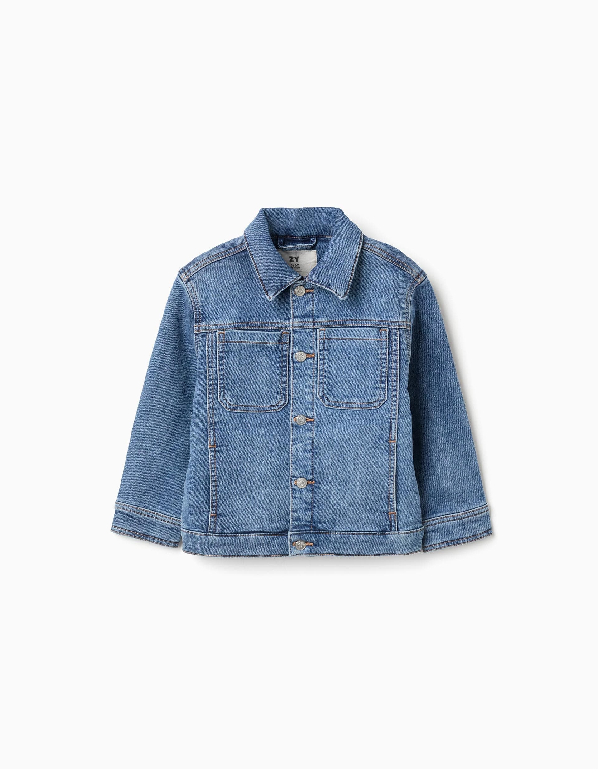 31077277003021 - JACKET KNIT DENIM, BLUE, 4/5