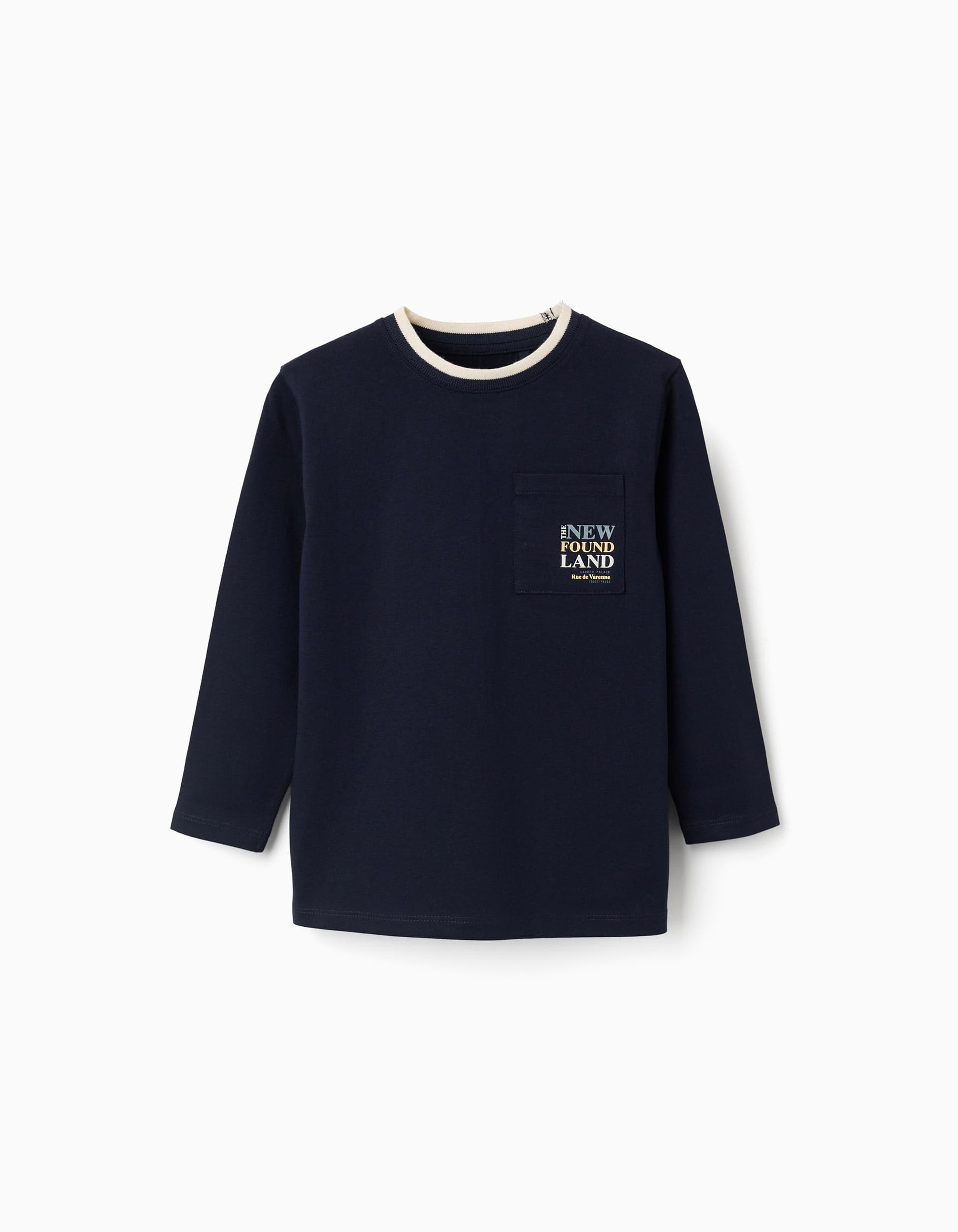 31079258006040 - TSHIRT LS JERSEY, DARK BLUE, 13/14