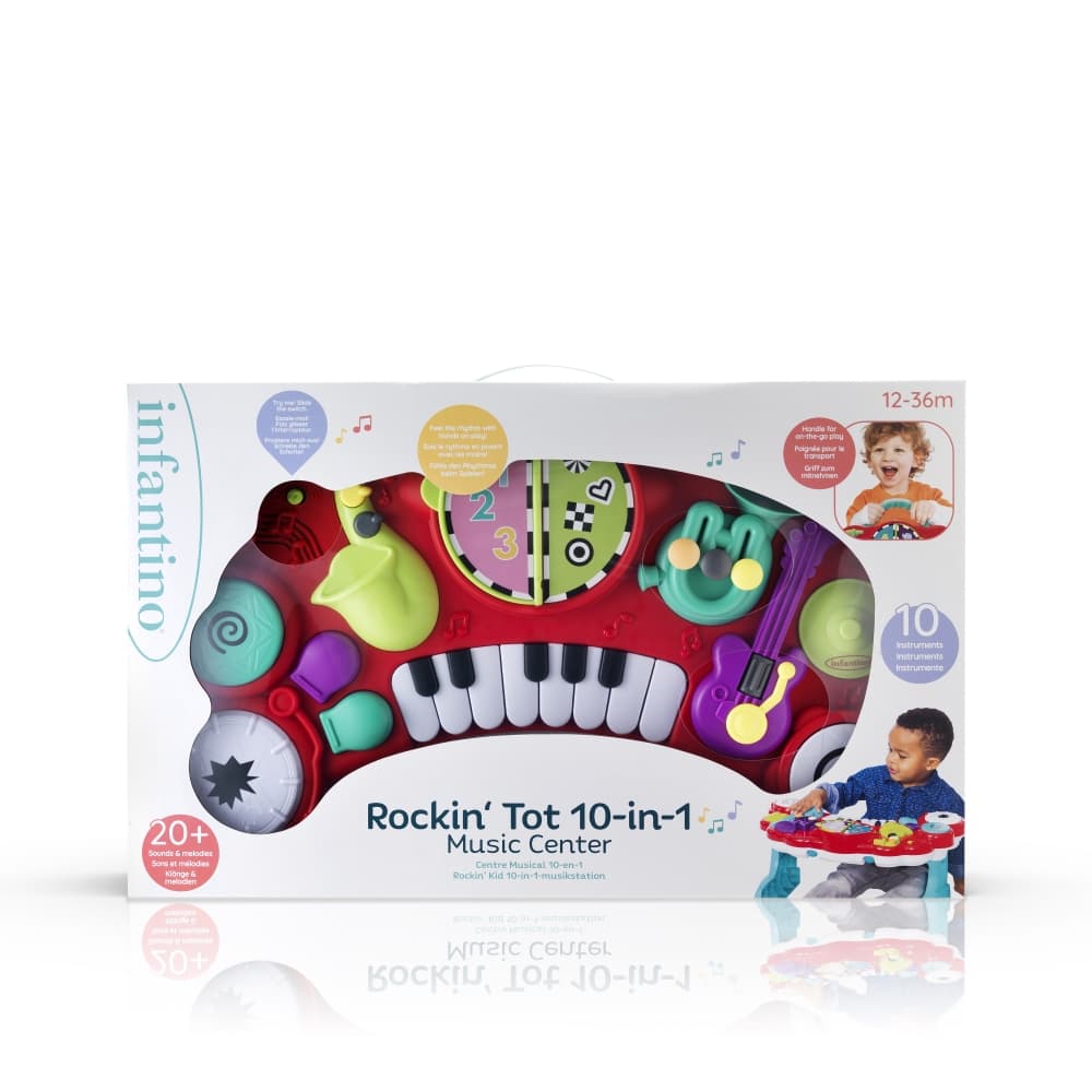 317005 INFANTINO Rockin' Tot 10-in-1 Music Center