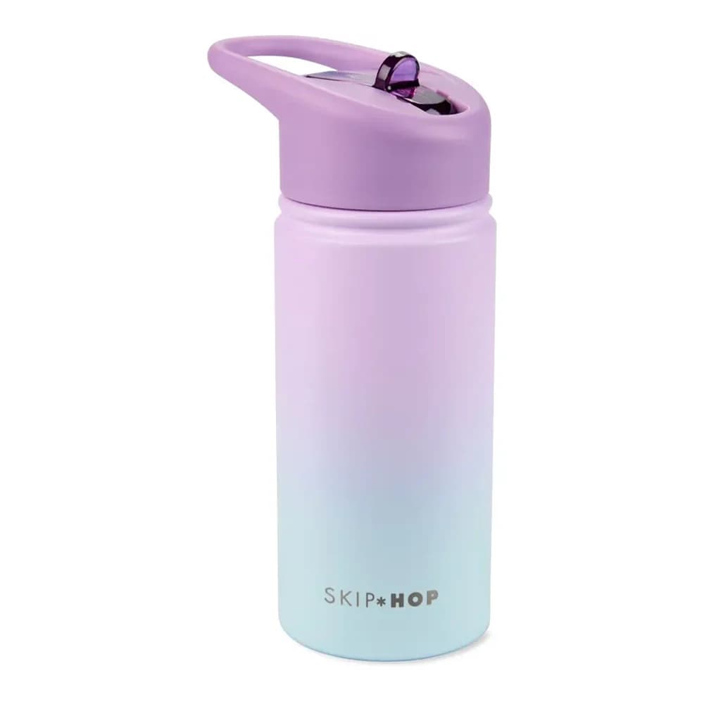 9R847710 Skip Hop WANDER Stainless Steel Water Bottle 450ml - Ombre Purple