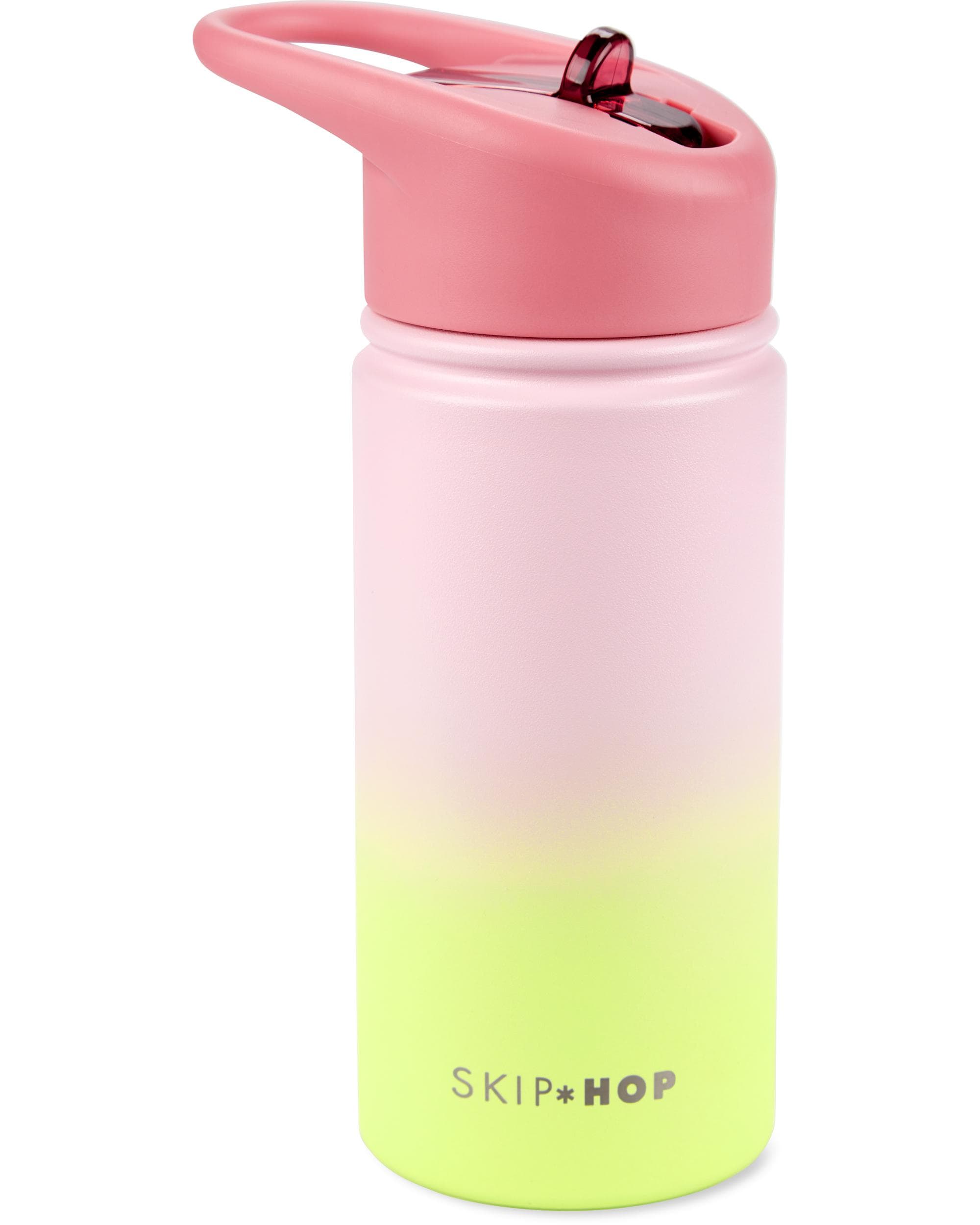 9R847810 Skip Hop WANDER Stainless Steel Water Bottle 450ml - Ombre Pink