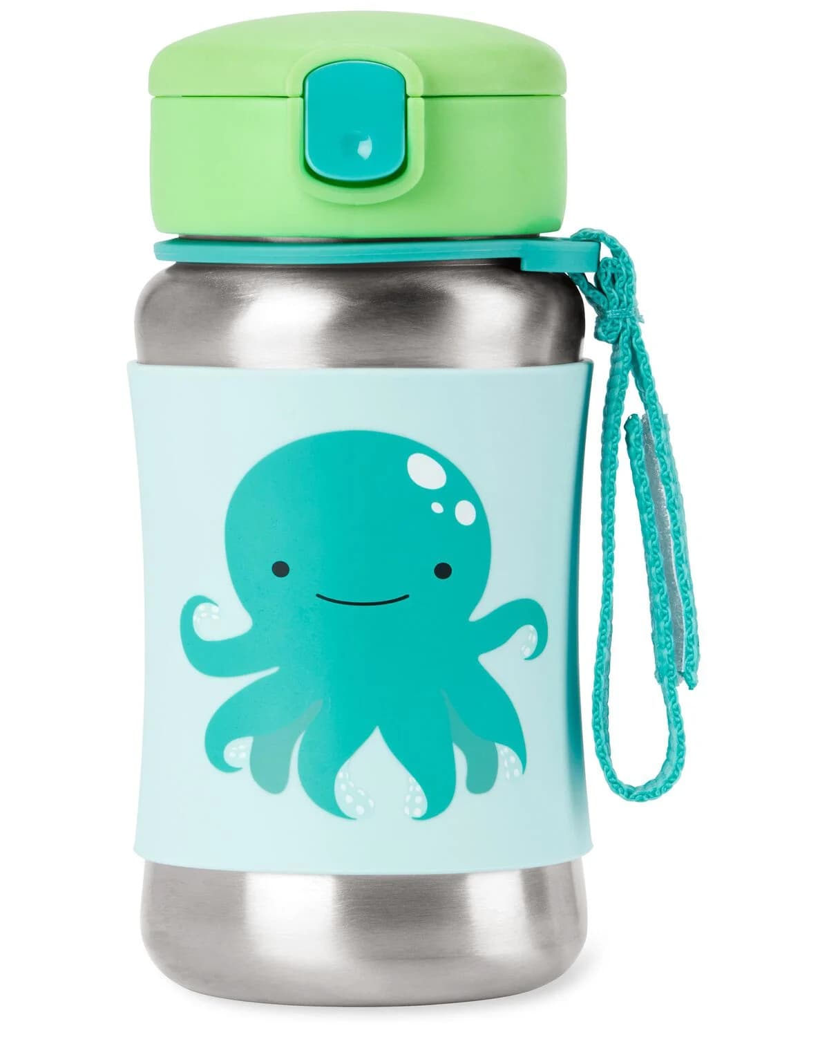 9S268910 Skip Hop WANDER Stainless Steel Water Bottle 450ml - Octopus