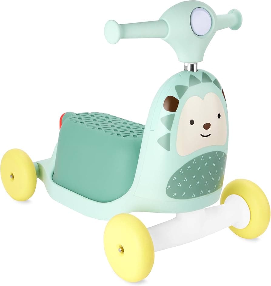9S865110 Skip Hop 3-in-1 Hedgehog Zoo Ride-On Scooter