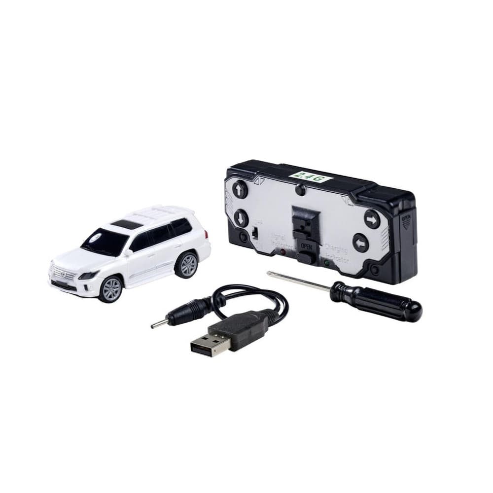 4337 1:60 Nano Racer Lexus LX570 white