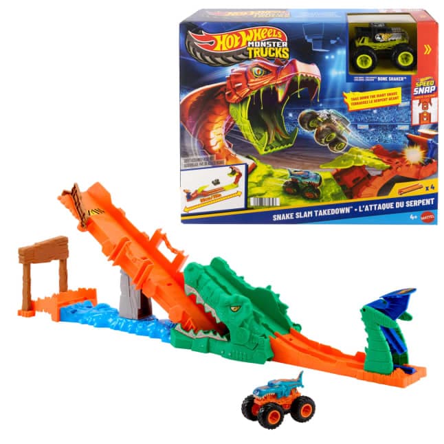JJN450 HW Monster Trucks  Crocodile Crash