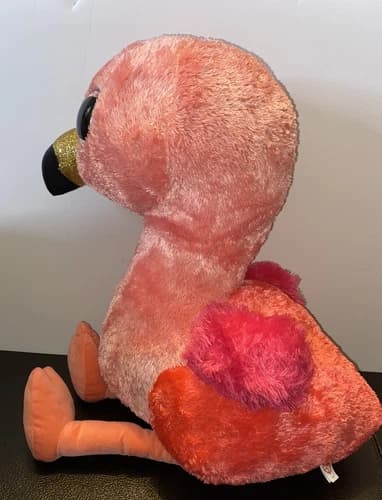 TY 37262 BOOS GILDA, 24 cm - pink flamingo (1)
