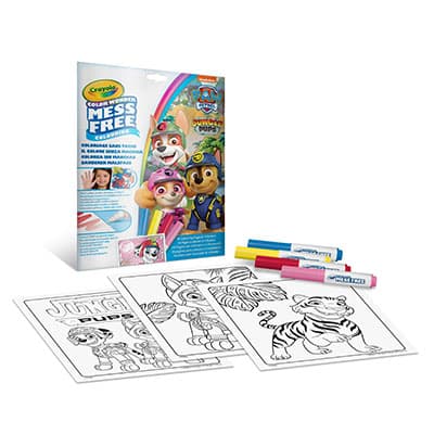75-2814 COLOR WONDER SET PAW PATROL, FOLDALOPE, 4 MARKERS