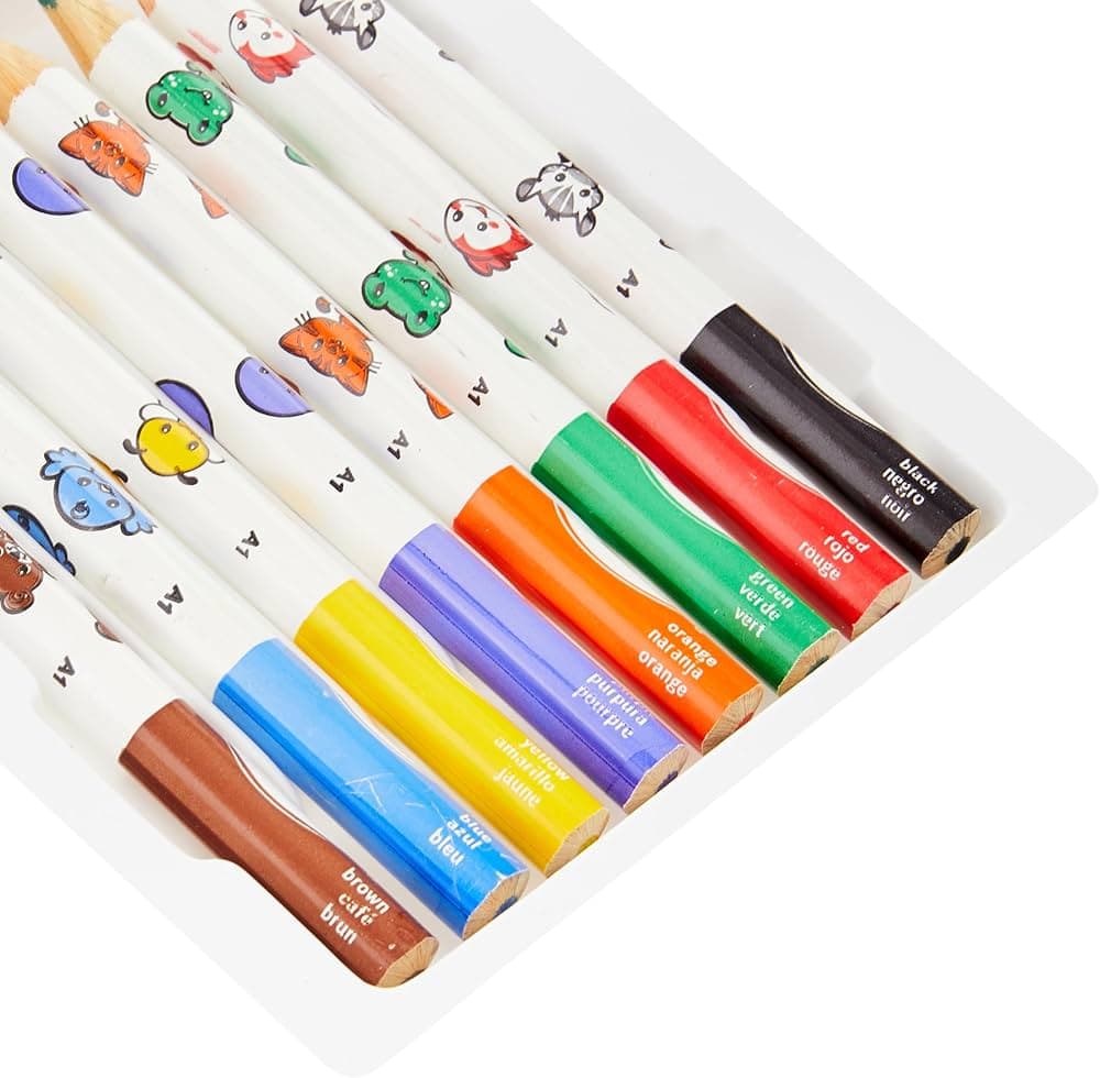 8105 - 8 EASY GRIP JUMBO PENCILS