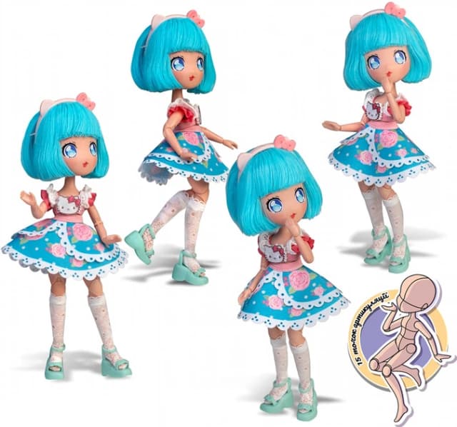 GPHK0000 HKTF0000 HELLO KITTY MANGA DOLL ASST CDU image