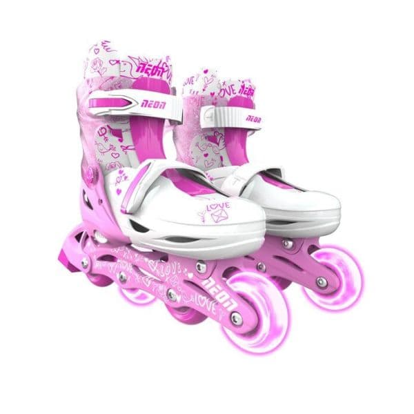 NT07P4 NEON INLINE ROLERI 30-33 ROZE image