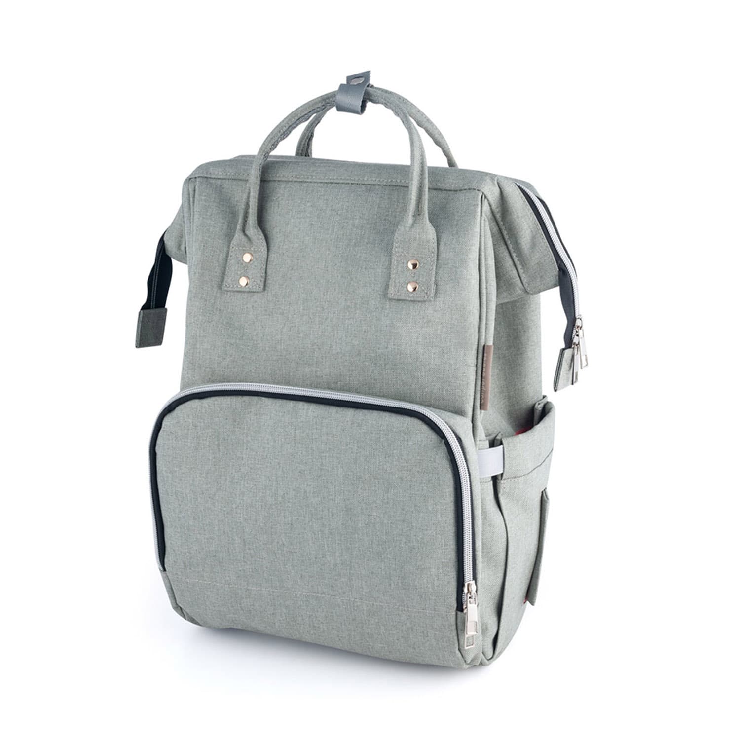 50/103 Canpol babies Mum Backpack with Stroller Clip Grey