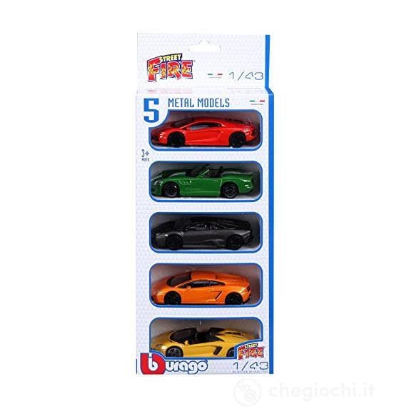 18-30005 1:43 STR FIRE 5-PK. ASS.