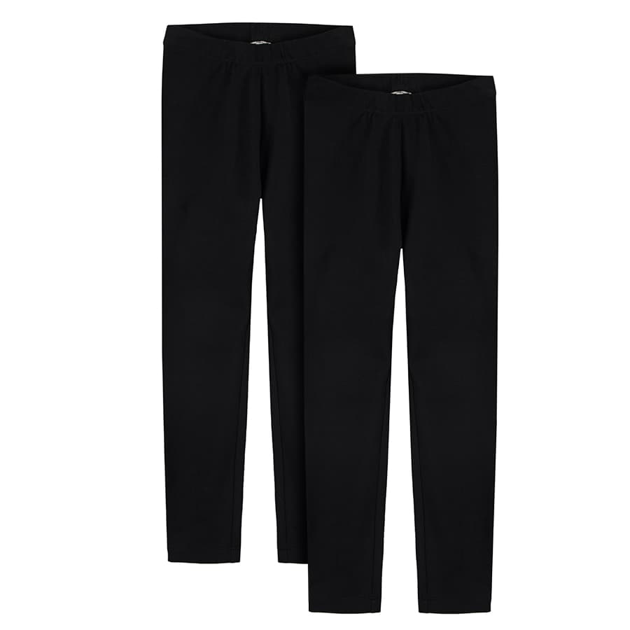 6866431 BCG1924139-00-P LEGGINGS 2-PACK BLACK 152CM