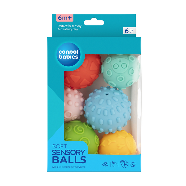79/402 Canpol babies Soft Sensory Balls 6 pcs 1