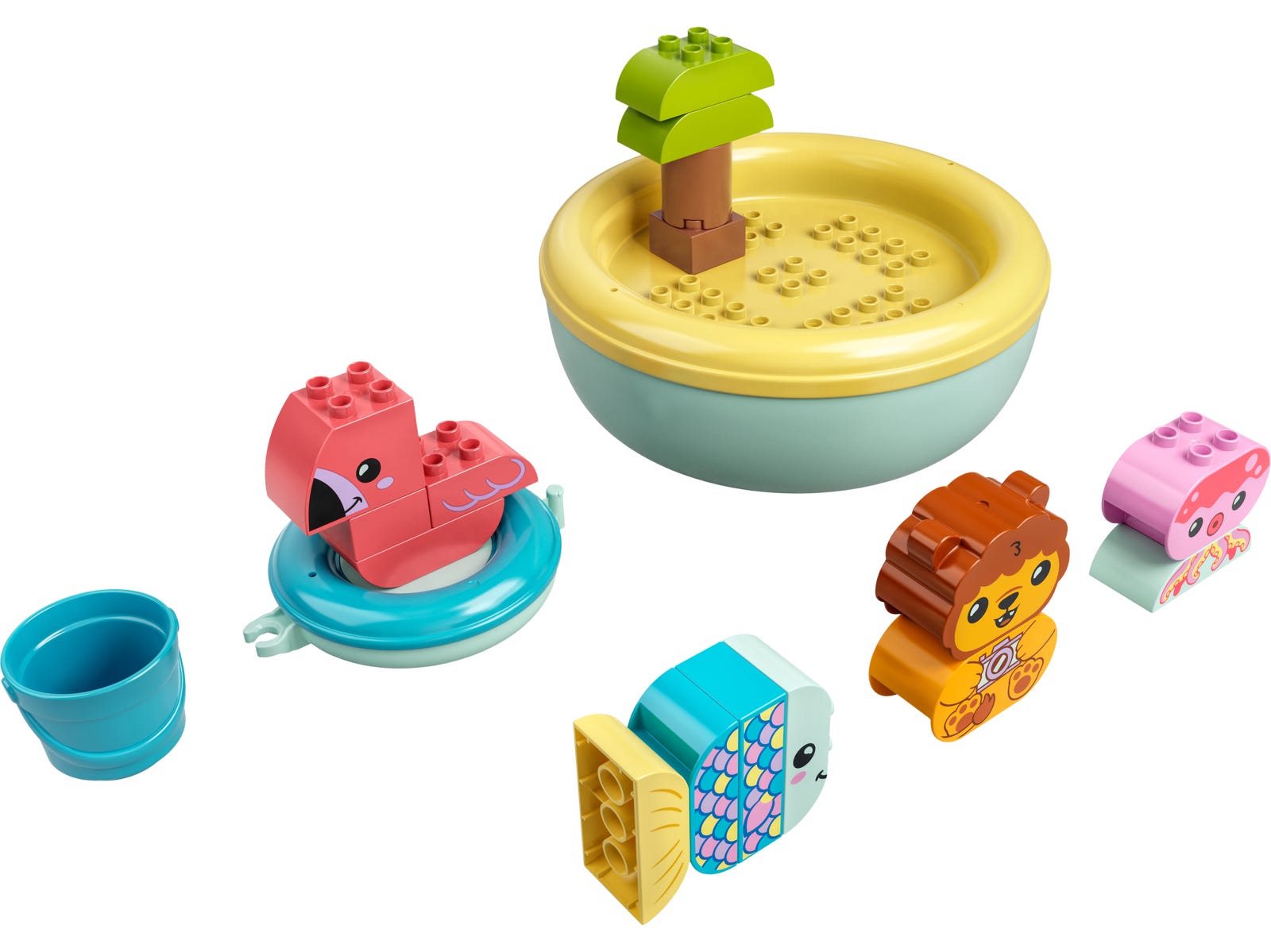 10966 Bath Time Fun: Floating Animal Island 1