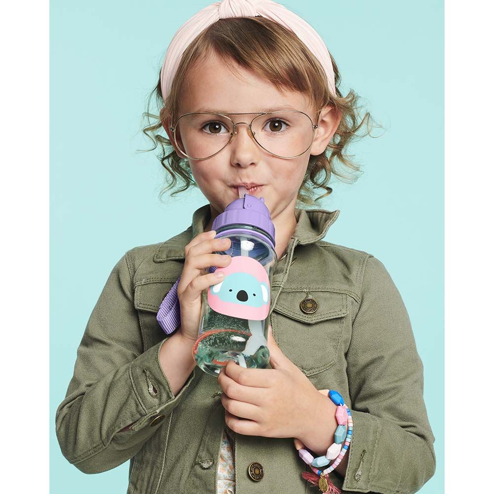 9N567910 Skip Hop ZOO Straw Bottle - 13 Oz - Koala 3