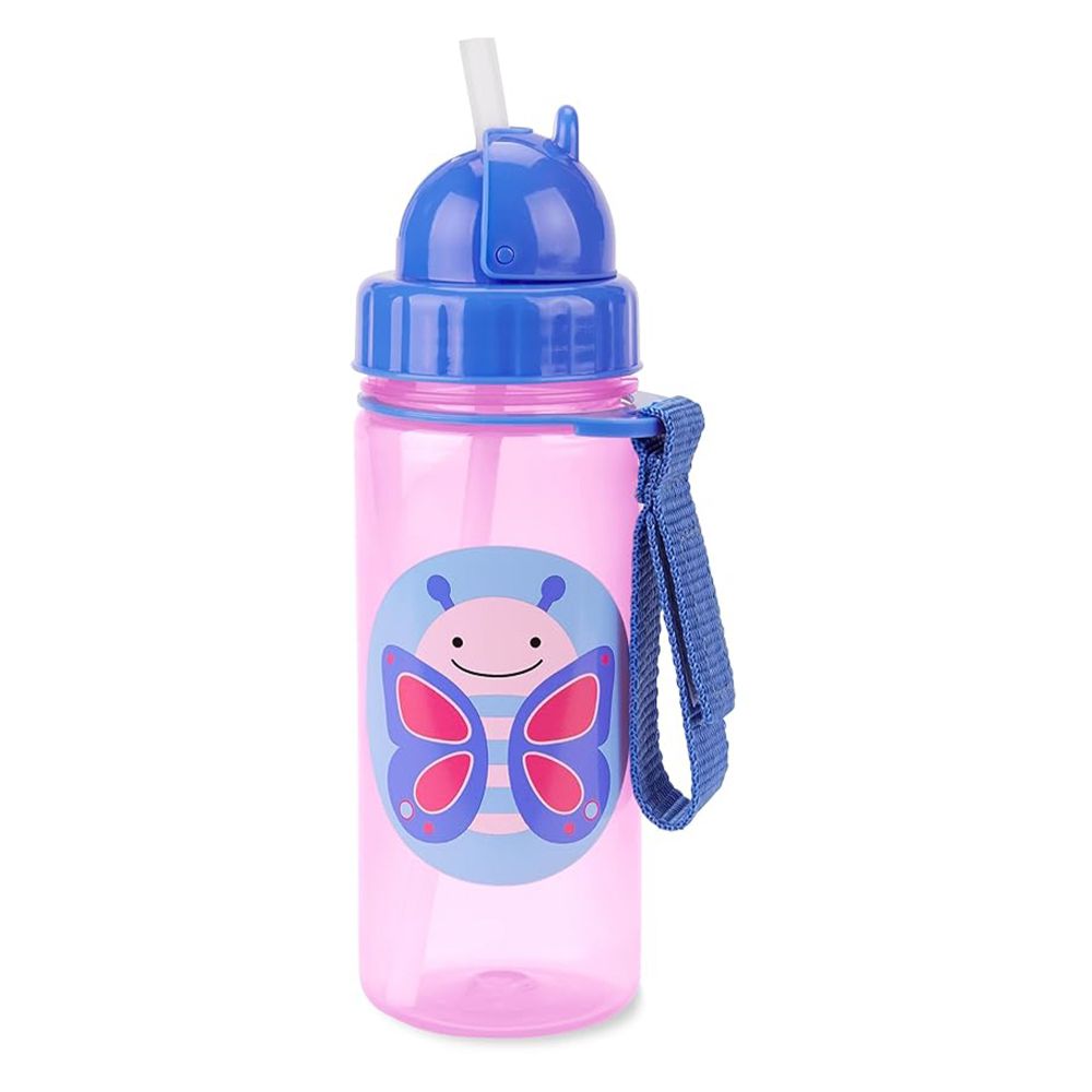 9N567510 Skip Hop Zoo Straw Bottle Butterfly 1