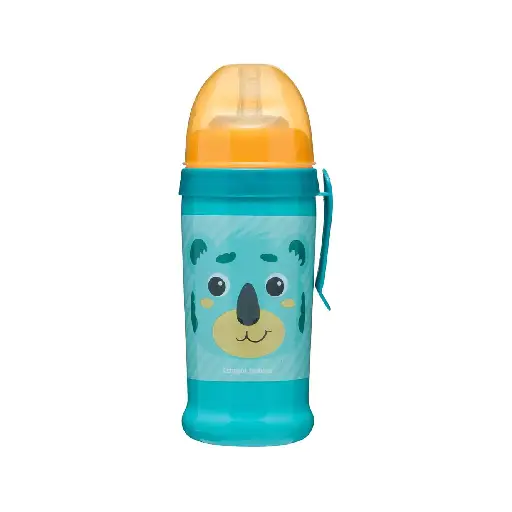 56/515_tur Non-spill sport cup - Butterfly - turquoise 2