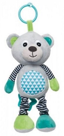 68/053_grey Canpol babies Musical Plush Toy 0m+ Bears Grey 4