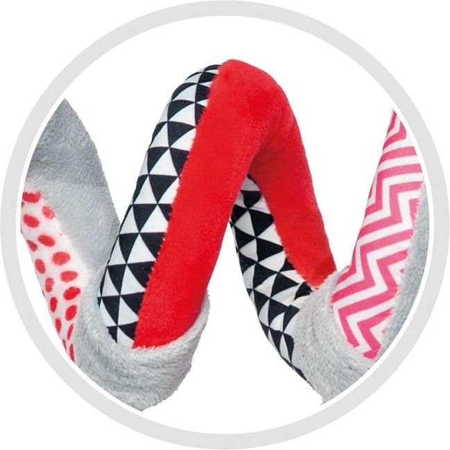 68/063_red Canpol babies Interactive Crib/Pram Toy ZigZag 4