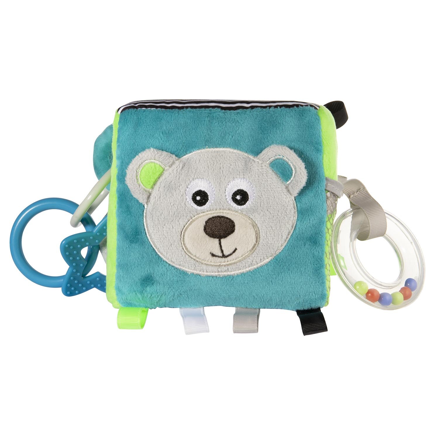 68/073_grey Canpol babies Plush Sensory Cube 12x12x12 BEARS 3