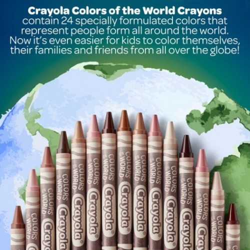 52-0114 COLOURS OF THE WORLD 24 CRAYONS 2
