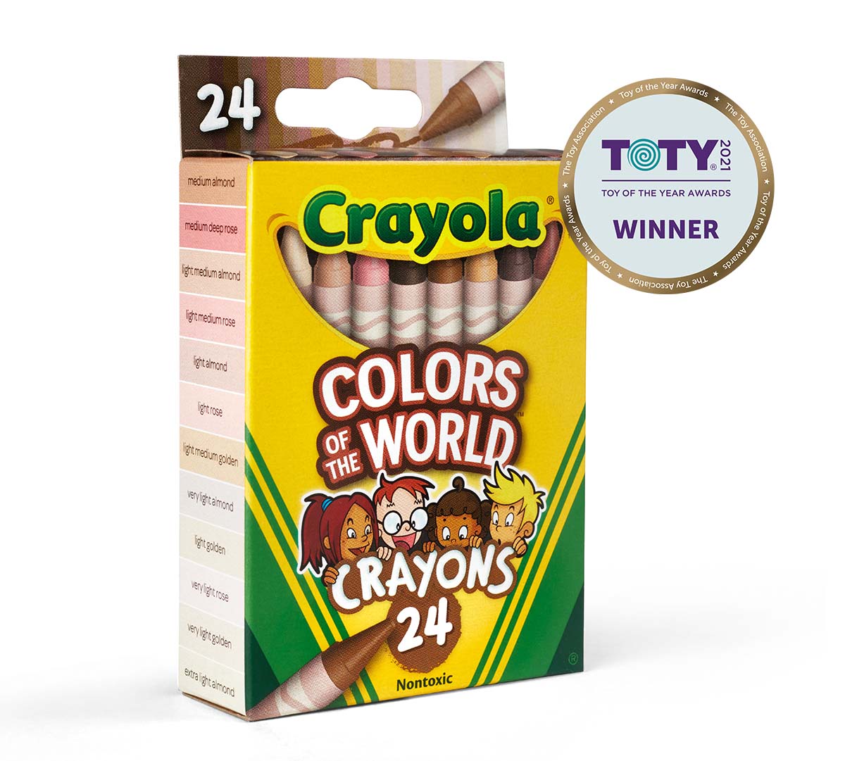 52-0114 COLOURS OF THE WORLD 24 CRAYONS 1