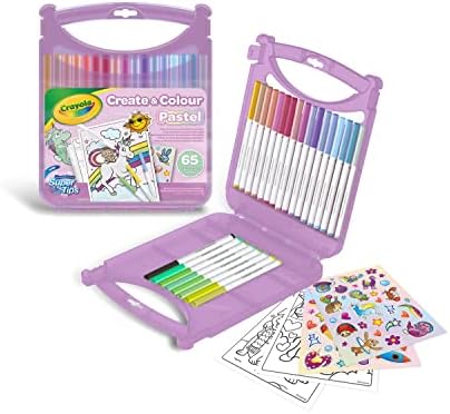 58-7515 12 SUPERTIPS WASHABLE MARKERS PASTEL COLOURS 4