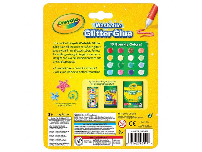 69-4200 16 WASHABLE GLITTER GLUE 2