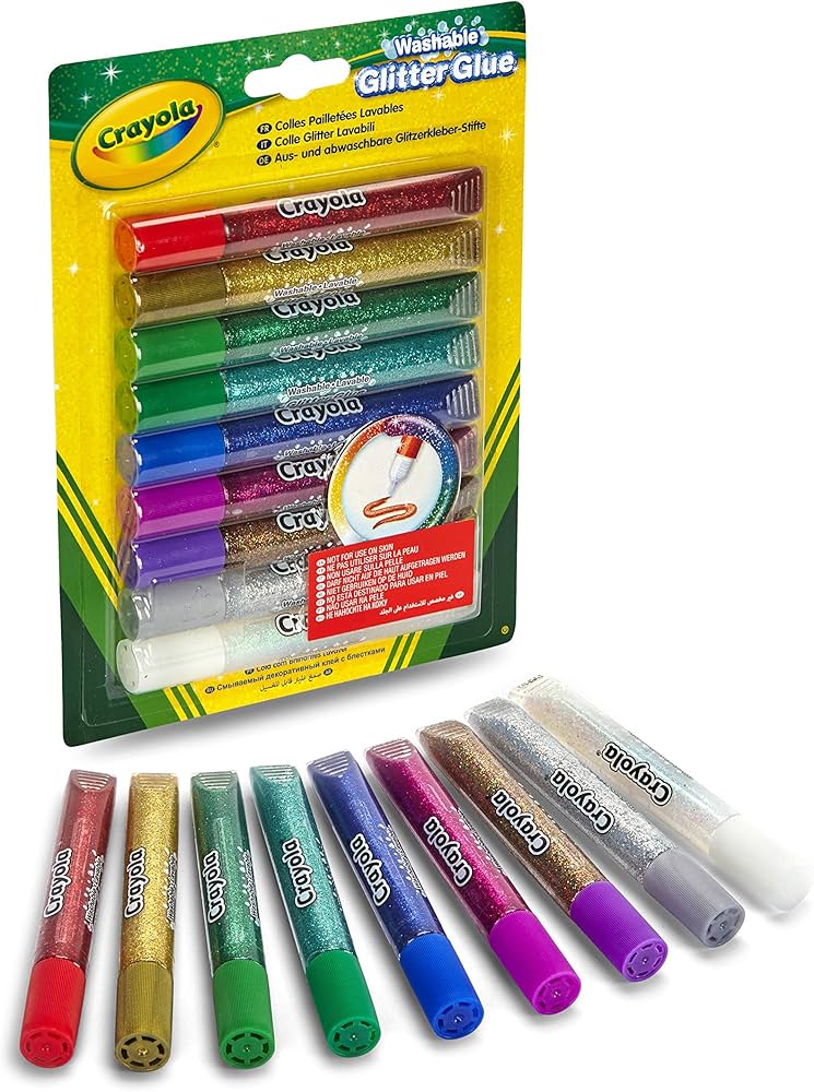 69-4200 16 WASHABLE GLITTER GLUE 4