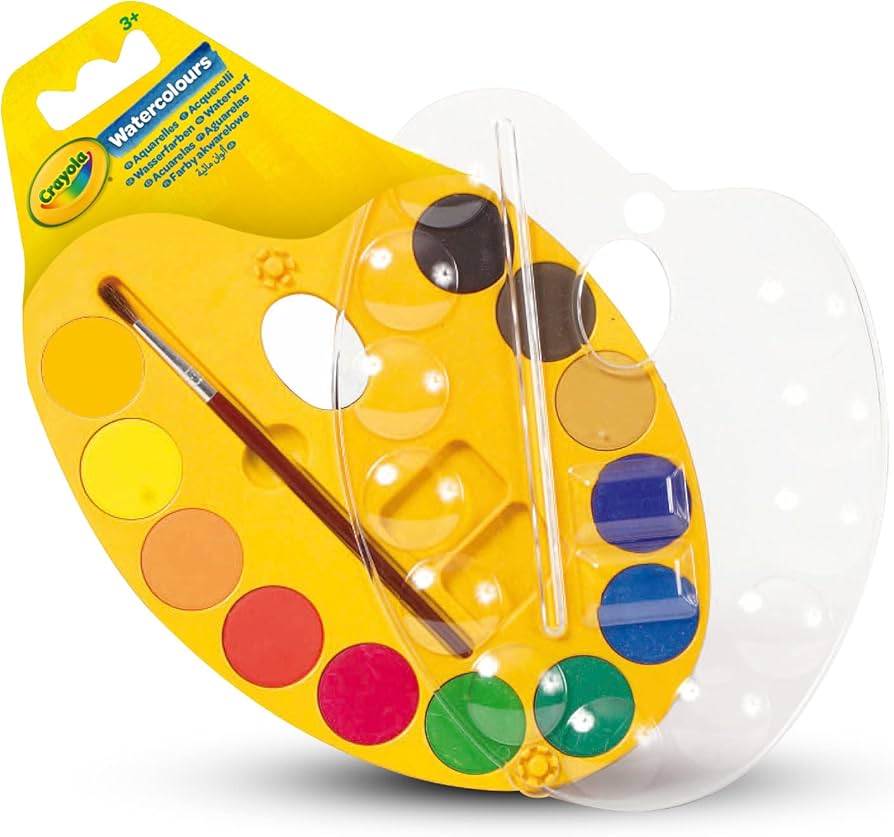 53-8434 12 WATERCOLOUR PAINT PALETTE 1