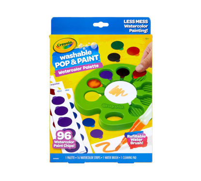 54-1066 WASHABLE PAINT PALETTE 12CT + 1 BRUSH 2