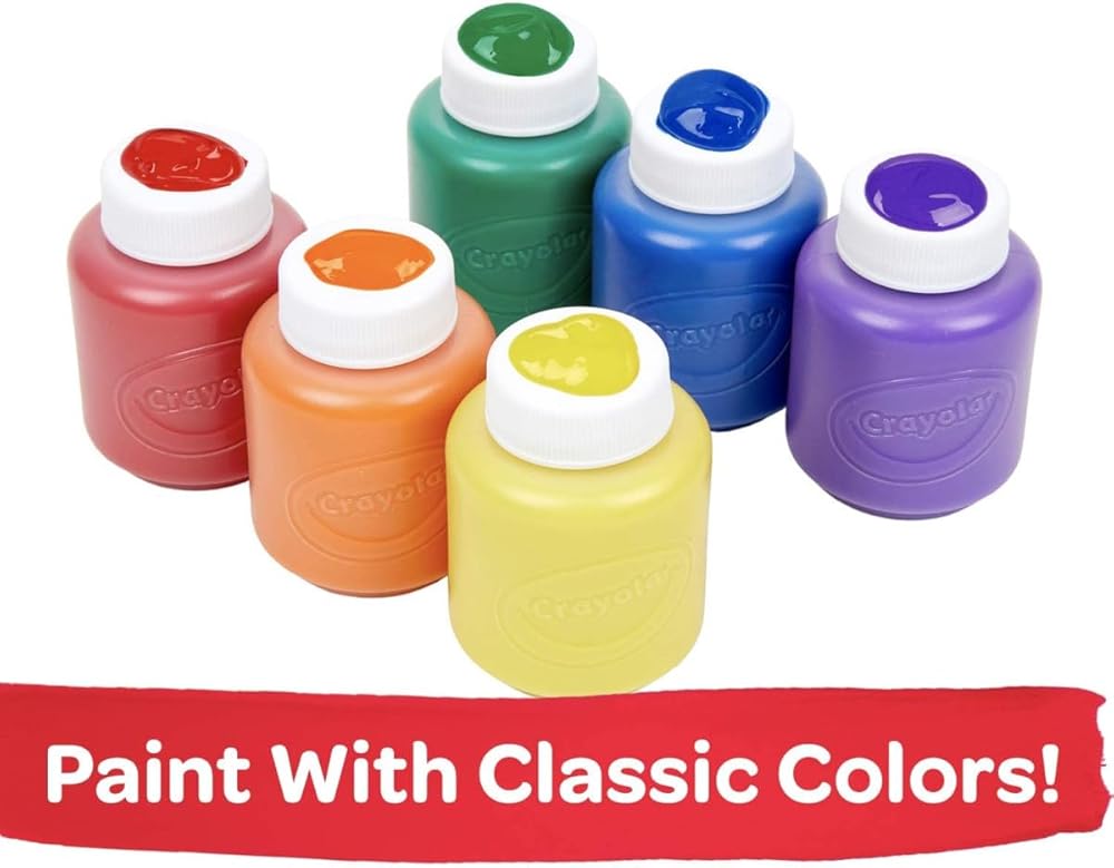 54-1066 WASHABLE PAINT PALETTE 12CT + 1 BRUSH 4