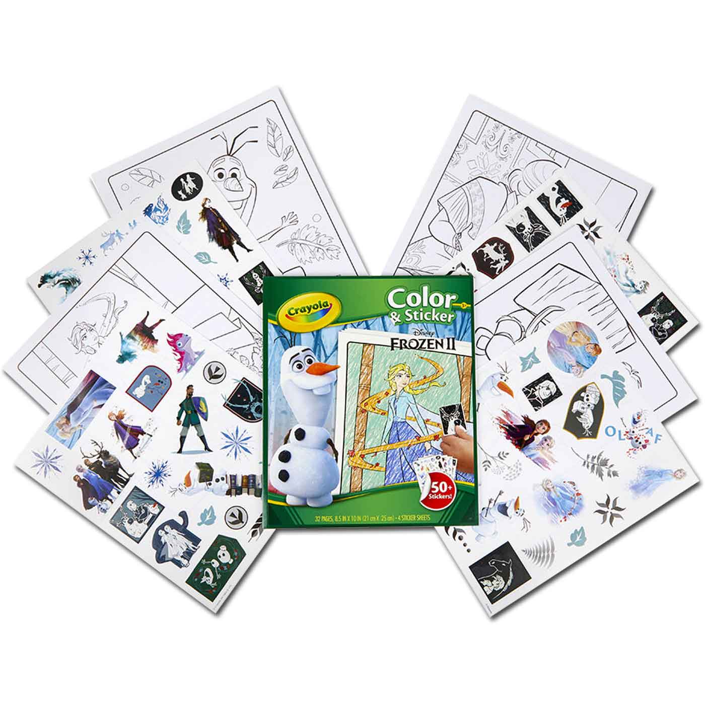 04-5864G COLOR & STICKER BOOK DISNEY FROZEN 4