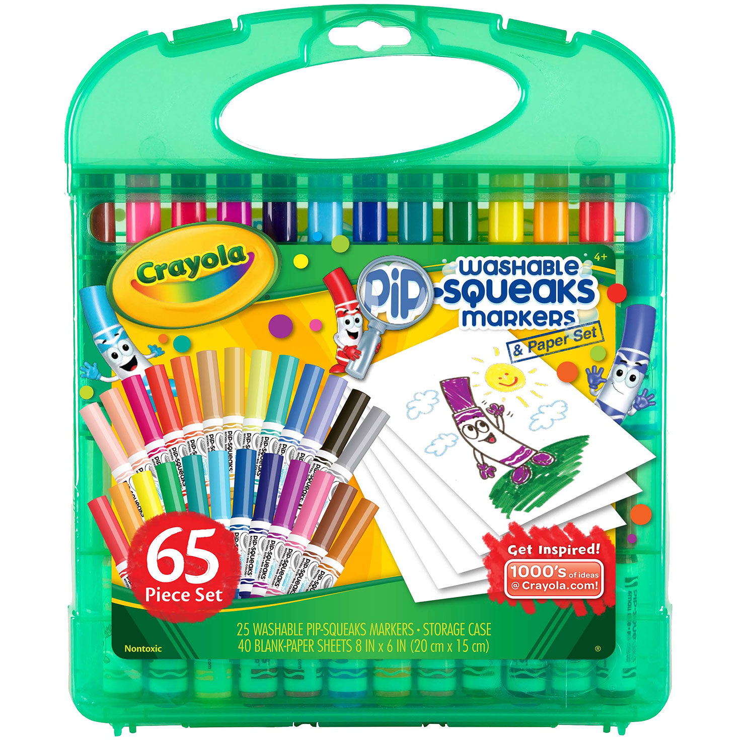 04-5227 CREATE & COLOR MINI WASHABLE MARKERS AND PAPER 4