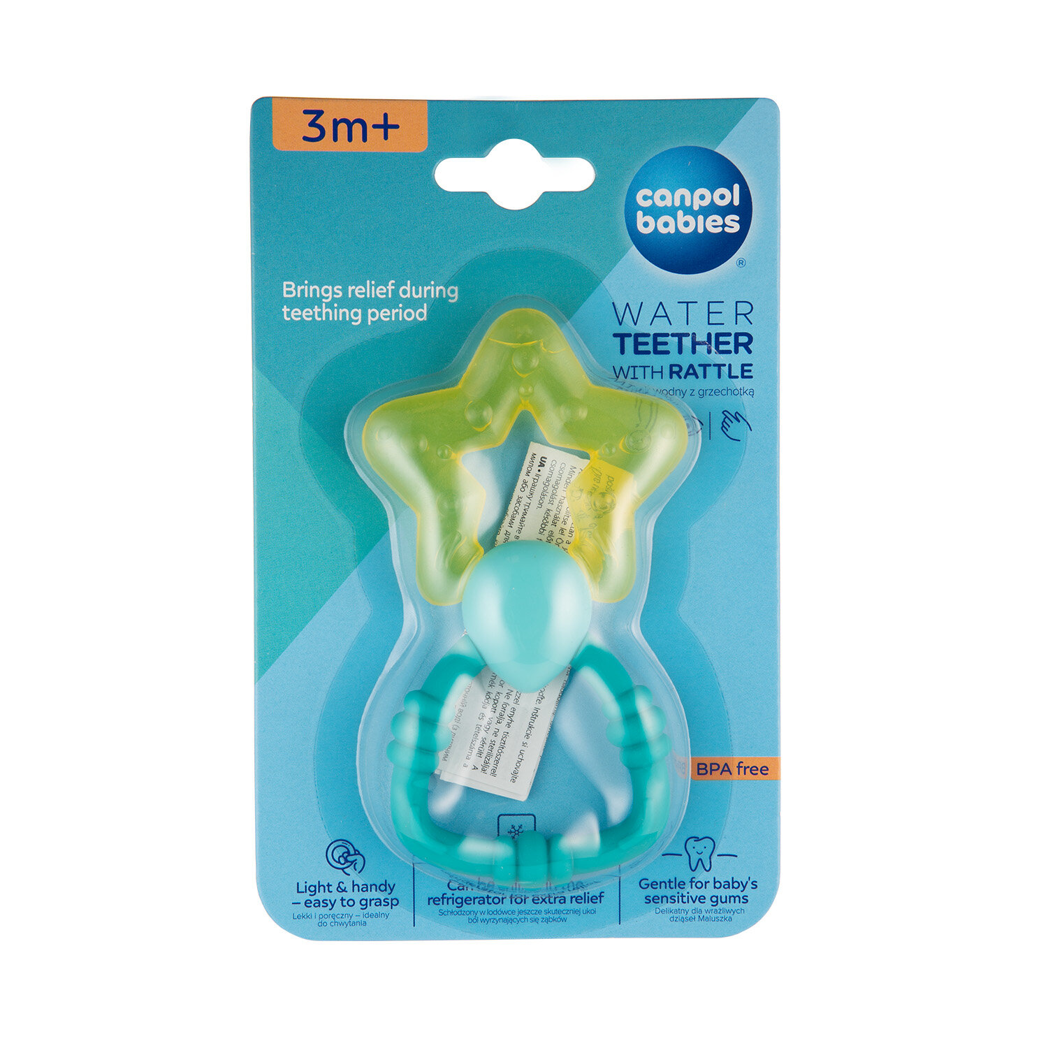 56/161_tur Canpol babies Water Teether with Rattle STAR 3