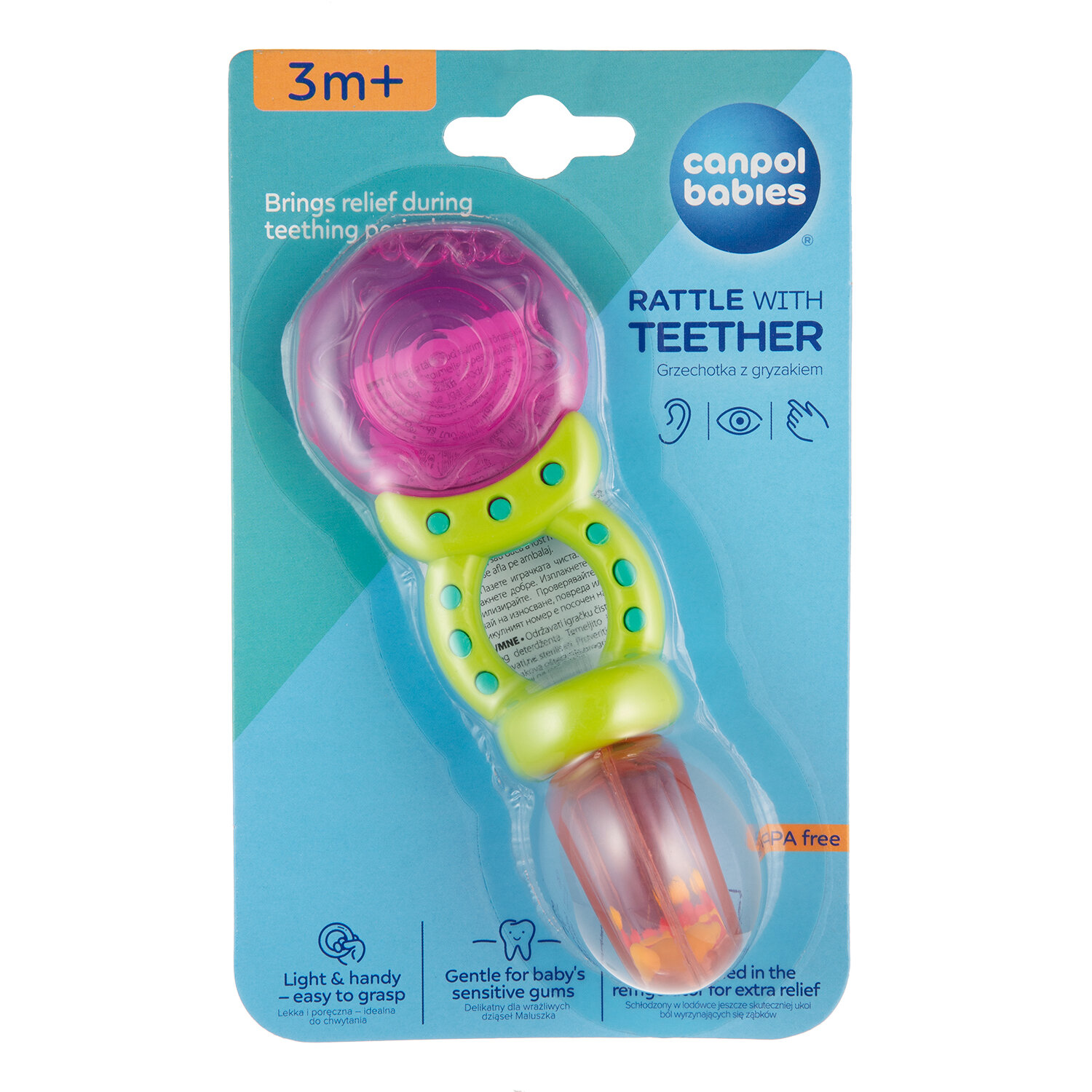 56/161_tur Canpol babies Water Teether with Rattle STAR 4