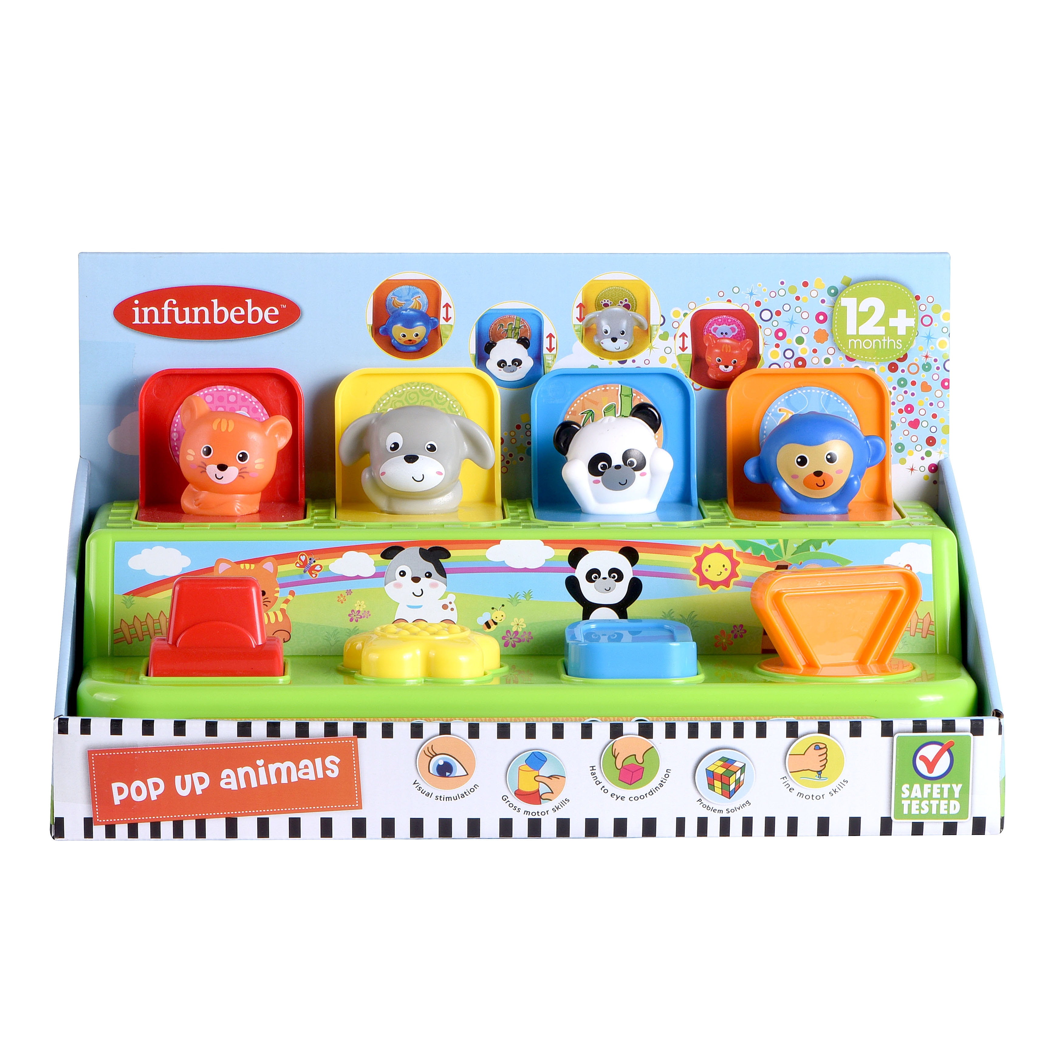 PL6611 Infunbebe Toy for baby animals 12m+  C17 4