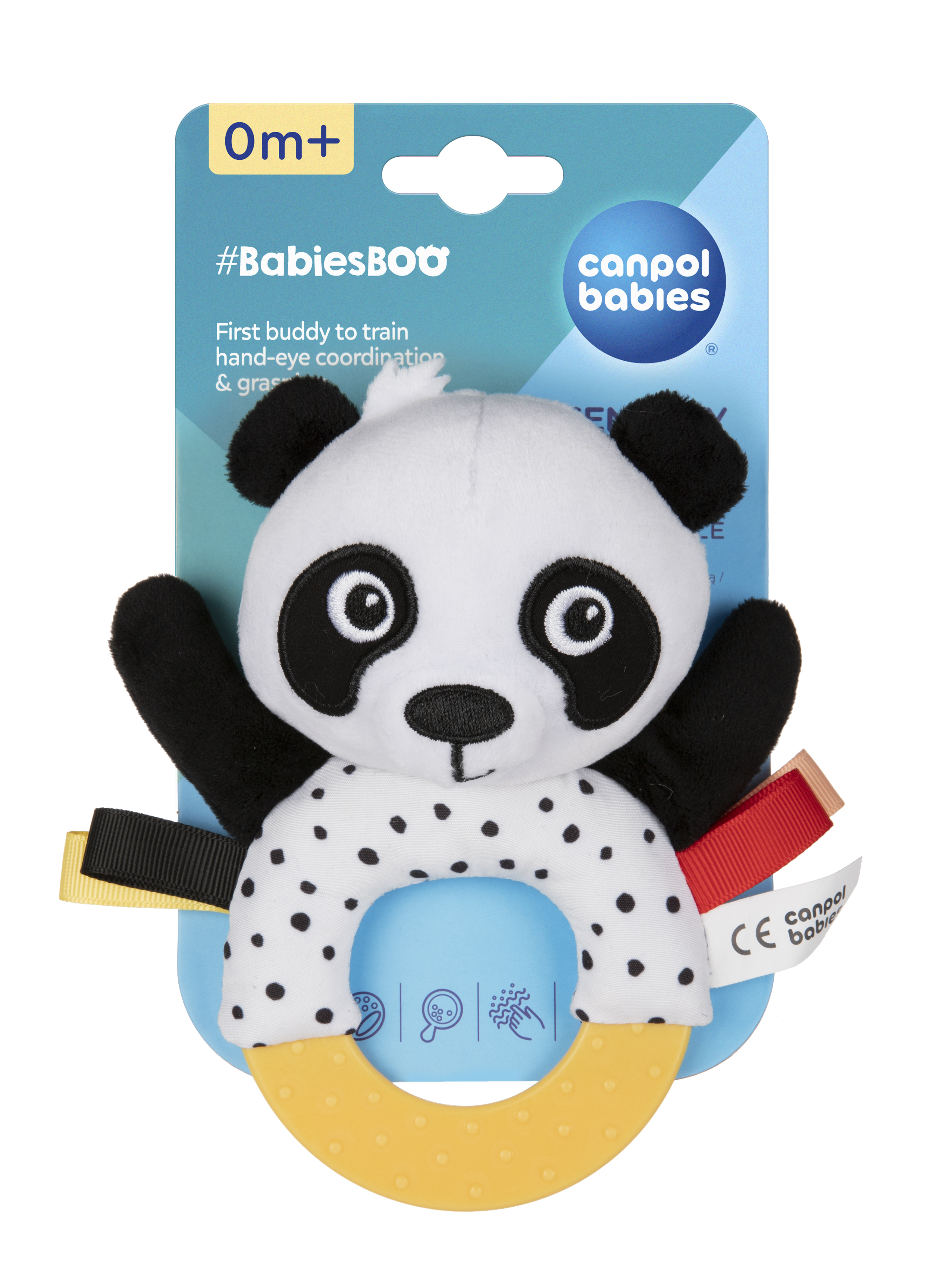 68/086 Canpol babies sensory toy with teether and rattle BabiesBoo 1