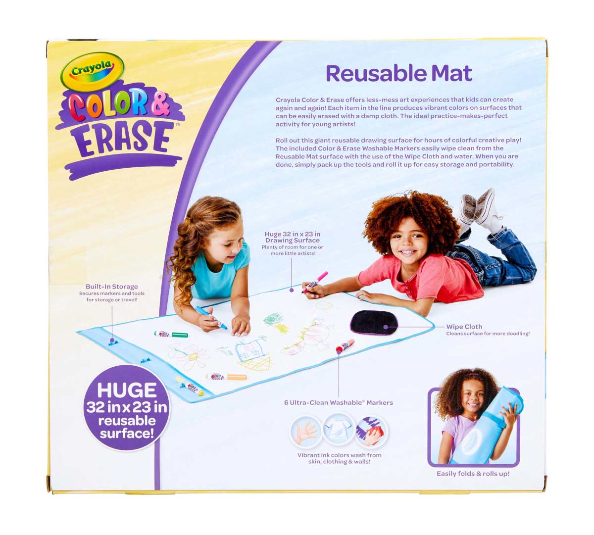 81-8132 MK COLOR& ERASE 90X60CM MAT  (SQUARE SHAPE PACK) 3
