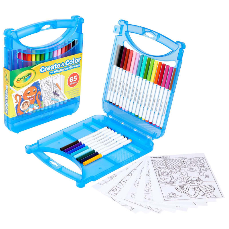 04-0377 CREATE & COLOR MINI WASHABLE MARKERS AND PAPER 2