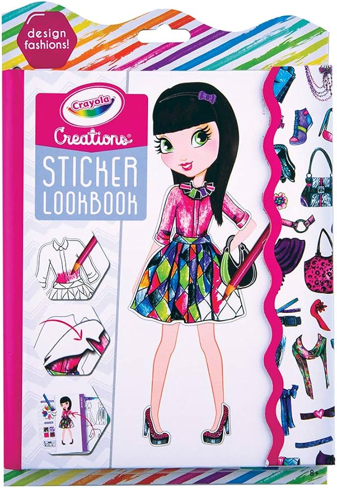 04-6229 CRAYOLA CREATIONS STICKER BY NUMBER ART SET 3