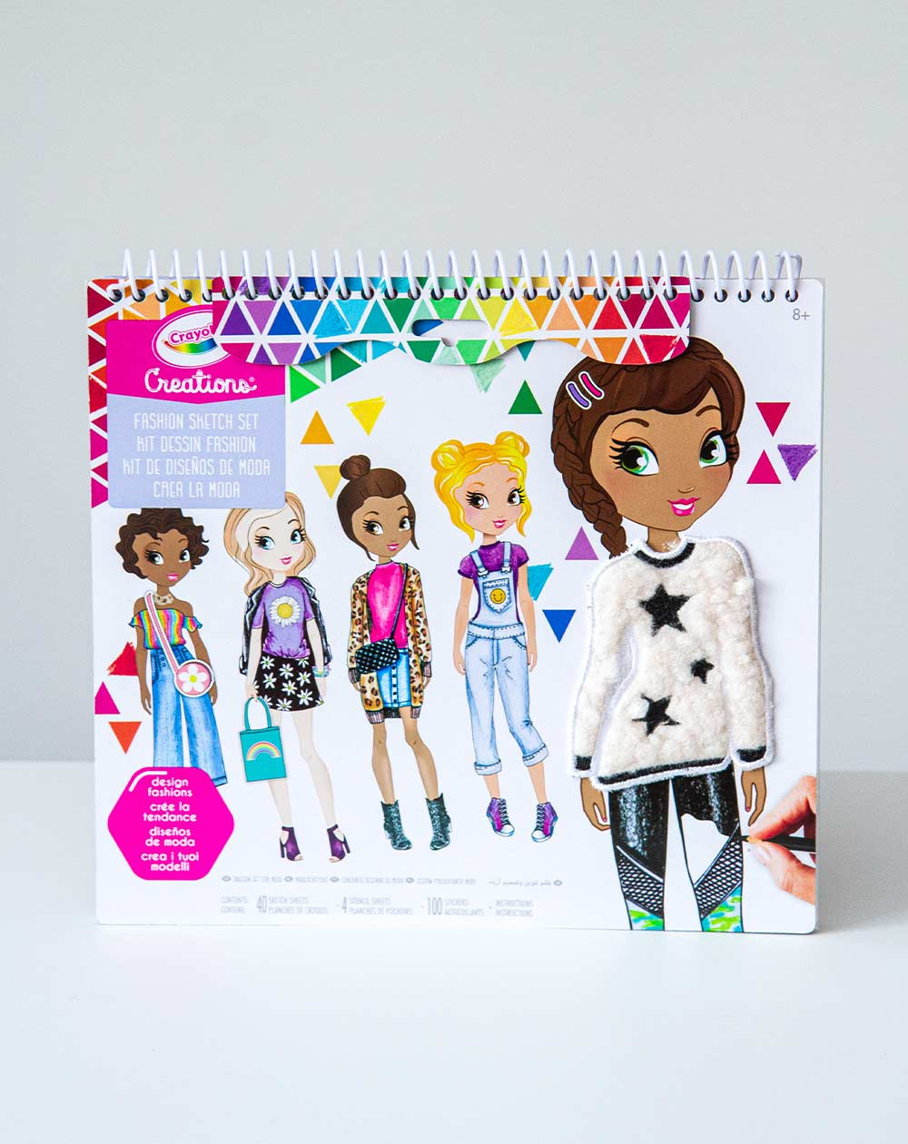 04-1178 CRAYOLA CREATIONS FASHION SKETCH SET 2