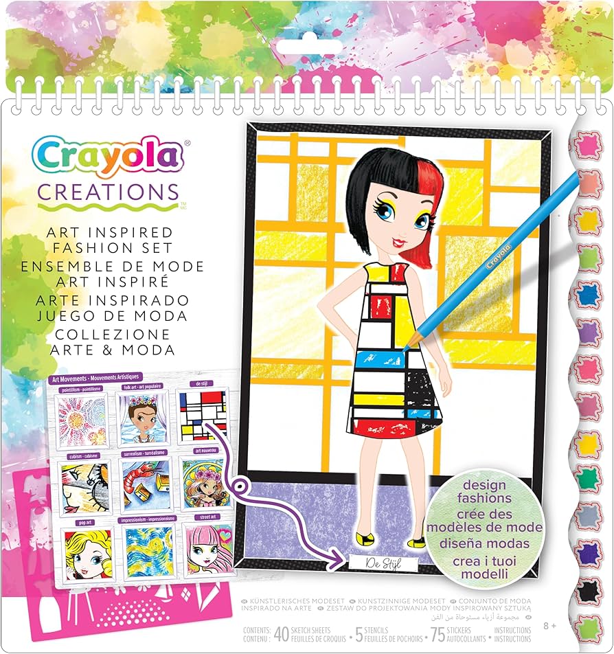 04-1178 CRAYOLA CREATIONS FASHION SKETCH SET 3