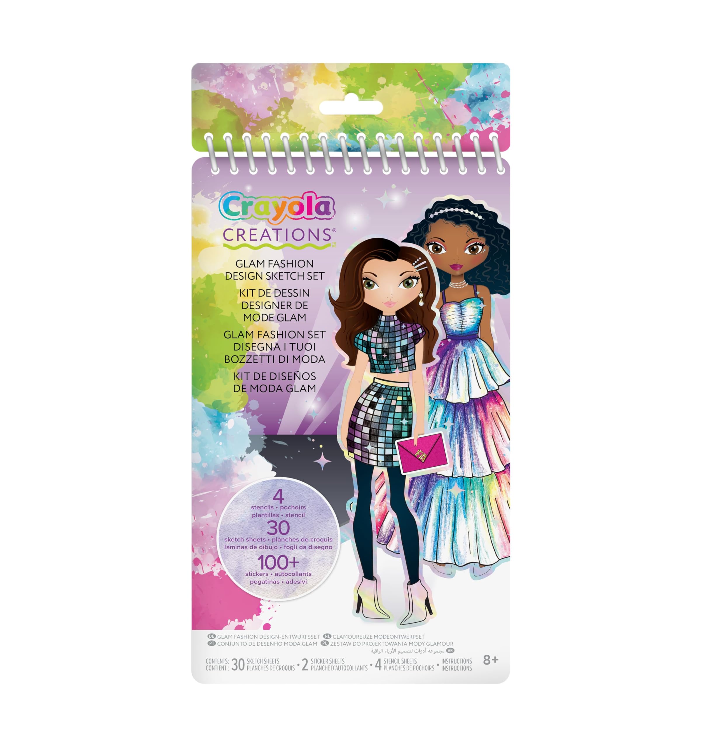 04-1178 CRAYOLA CREATIONS FASHION SKETCH SET 4
