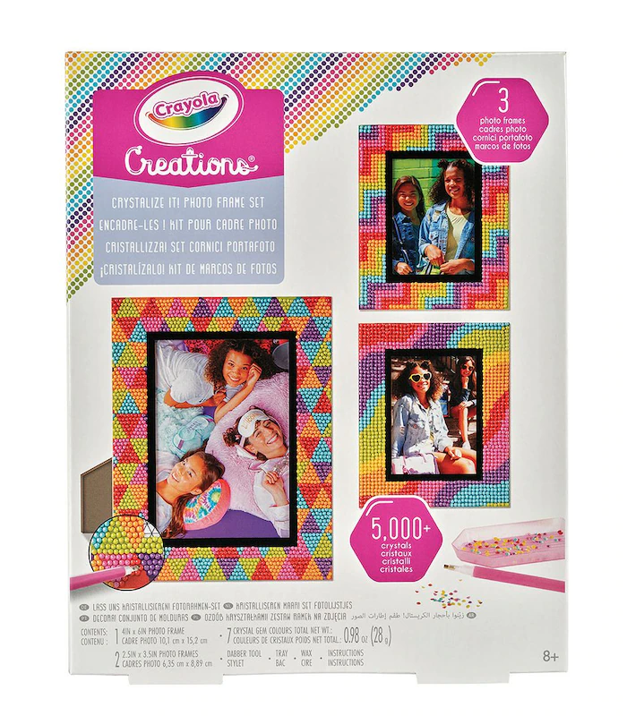 04-2916 CREATIONS CRYSTALIZE IT! PHOTO FRAME SET 2