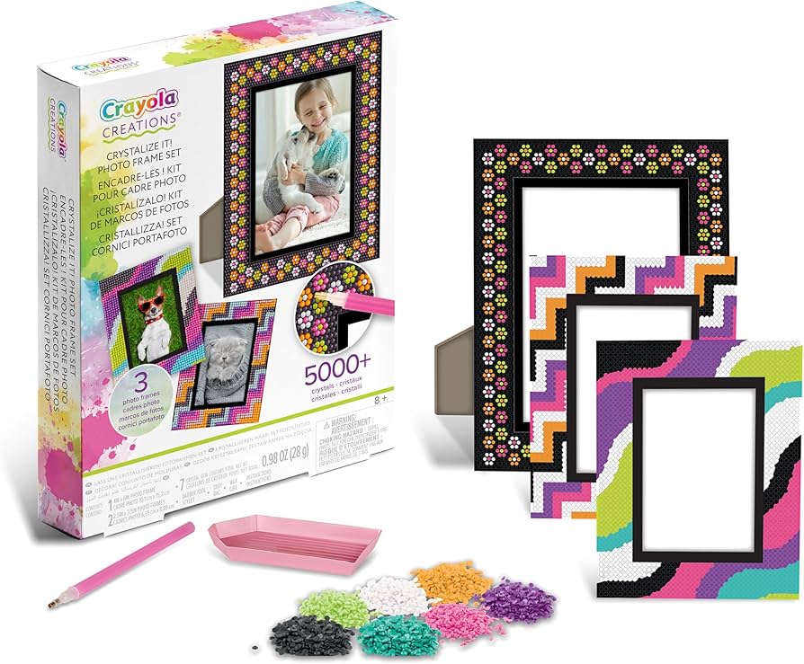 04-2916 CREATIONS CRYSTALIZE IT! PHOTO FRAME SET 1