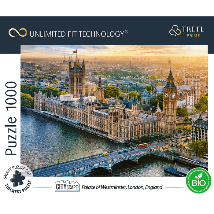 20155 Puzzles - "500+1 Wooden Puzzles" - Palace of Westminster, Big Ben, London A11 4