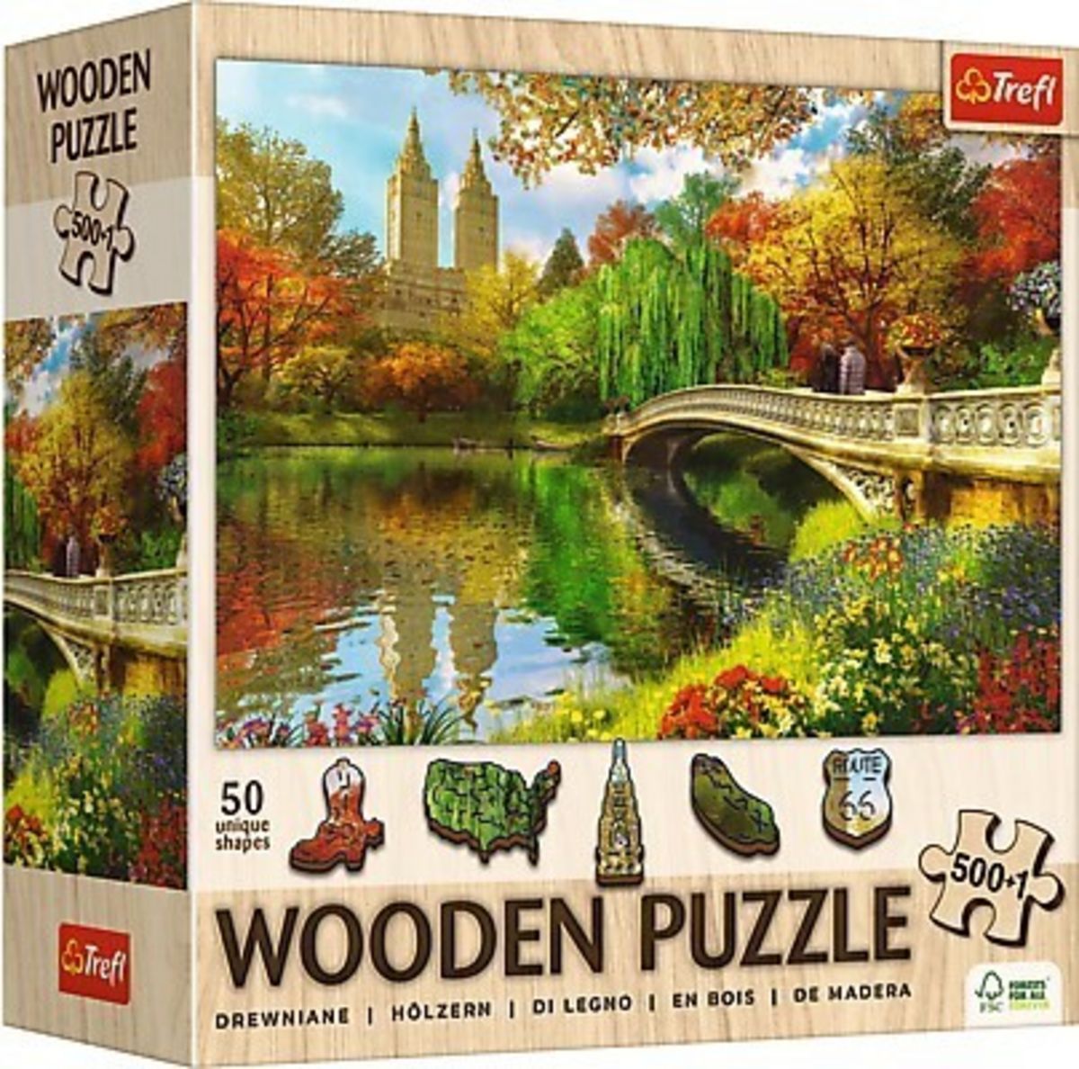 20157 Puzzles - "500+1 Wooden Puzzles" - Central Park, Manhattan, New York A11 1